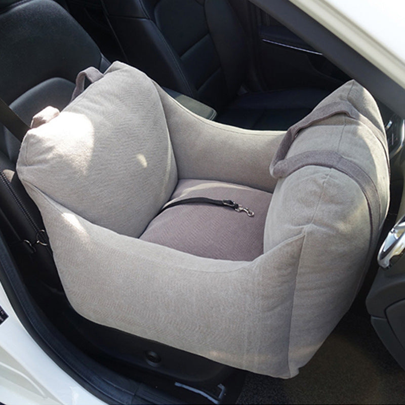 Asiento de transporte para perros y mascotas, cesta impermeable, asiento de seguridad portátil para coche, bolsas colgantes de malla para viajes, camas y sofás transpirables