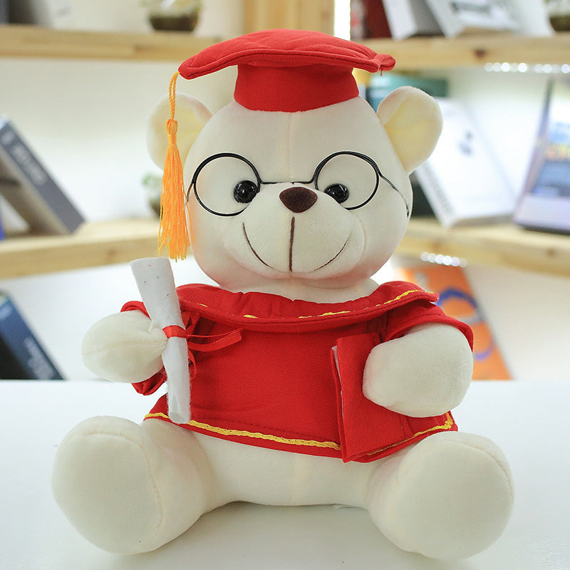 Muñeco de peluche Doctor Bear graduado