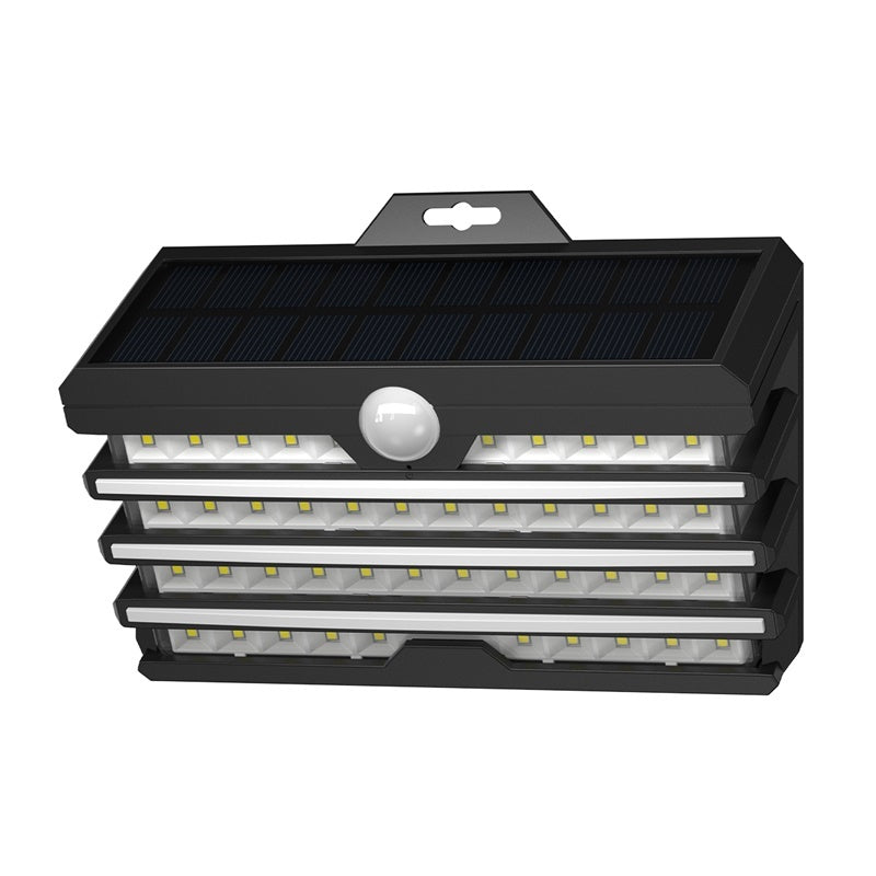 Luz Solar LED para exteriores, luces solares para jardín, lámpara de pared con Sensor de movimiento, impermeable, alimentada por energía Solar, lámpara para césped y paisaje