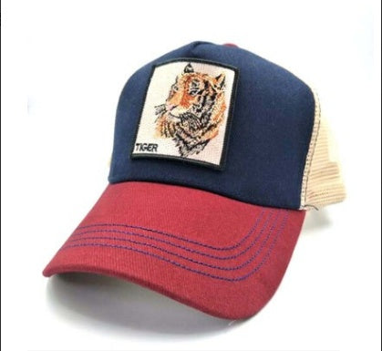 Gorra de béisbol con estampado animal