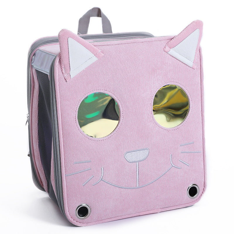 Mochila para gatos con cápsula espacial