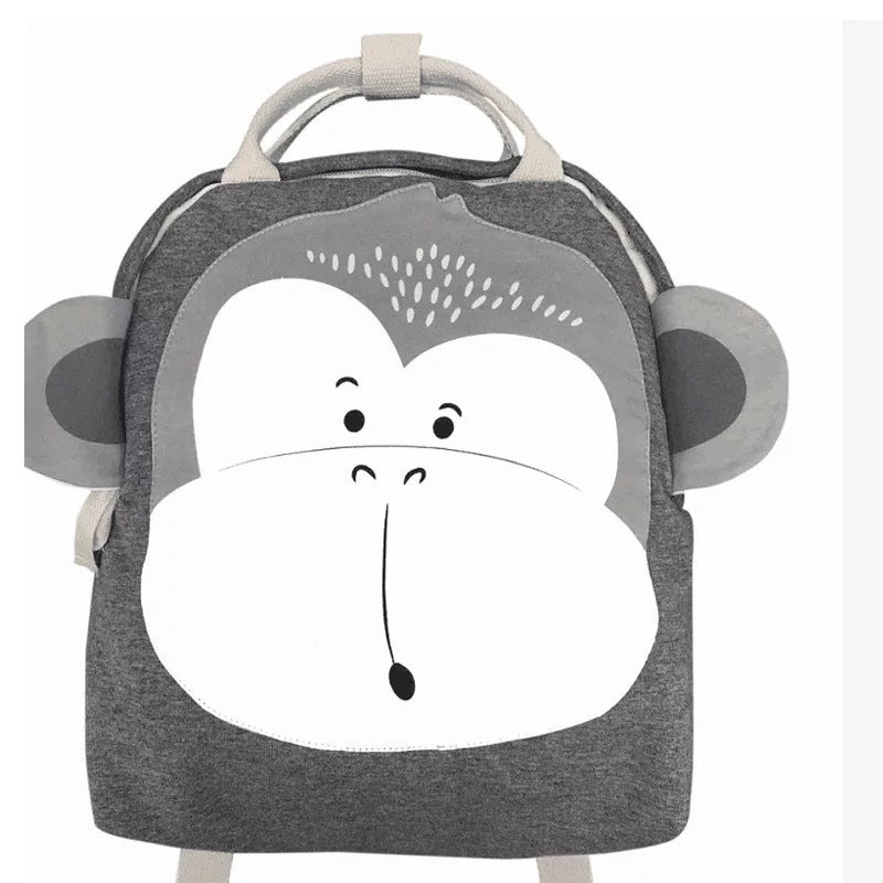 Sac à dos série animaux de dessin animé, cartable pour enfants