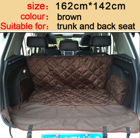 Housse de siège de voiture imperméable pour chien, tapis de voyage en maille pour chien, protection de coussin de hamac de voiture avec fermeture éclair et poche