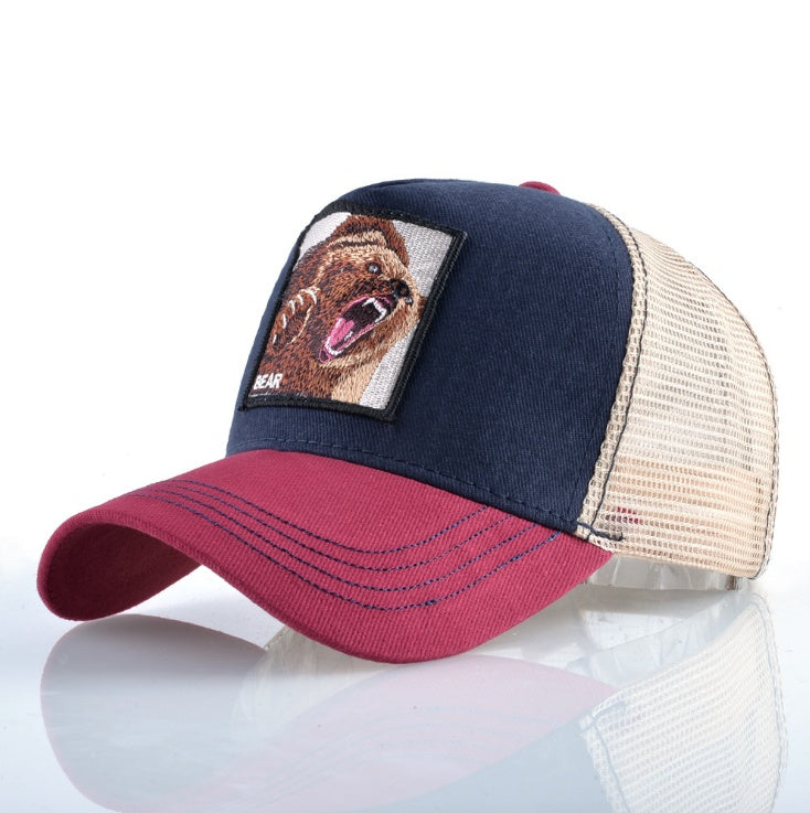 Animal pattern baseball cap