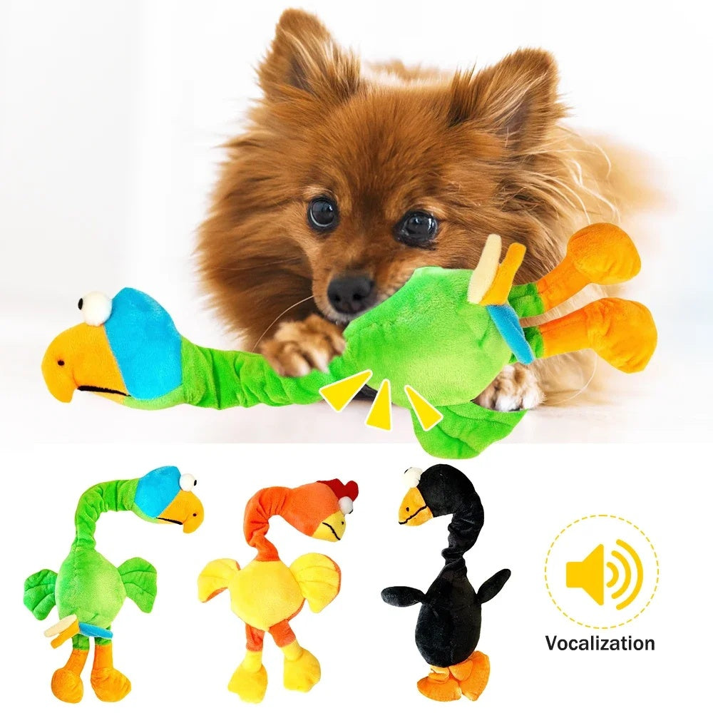 Pets Dog Toys Screaming Chicken Sound Toy Puppy Bite Resistant Chew Toy Interactive Squeaky Dog Toy Puppy Dog Accessories