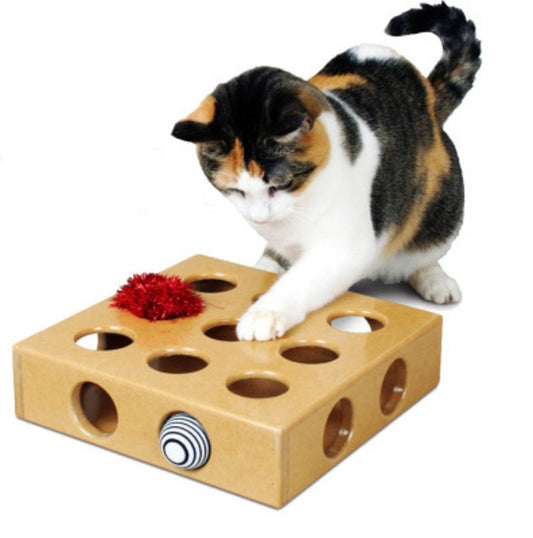 Caja de juguetes Cat Intelligence 9 hoyos