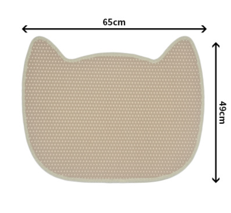 Pet Cat Litter Mat Non Slip Pet Accessories for Cats Mat For Cat Floor Mat For Pets Cats Toilet Anti Skidding Pet Food Mat