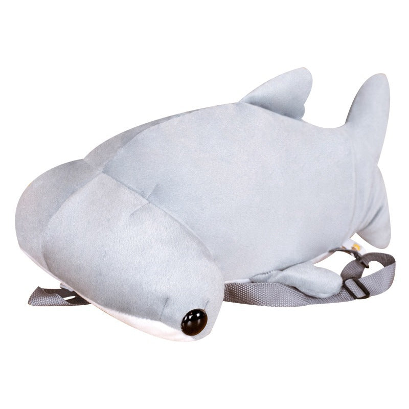 Sac d'école pour enfants avec dessin animé de requin marteau