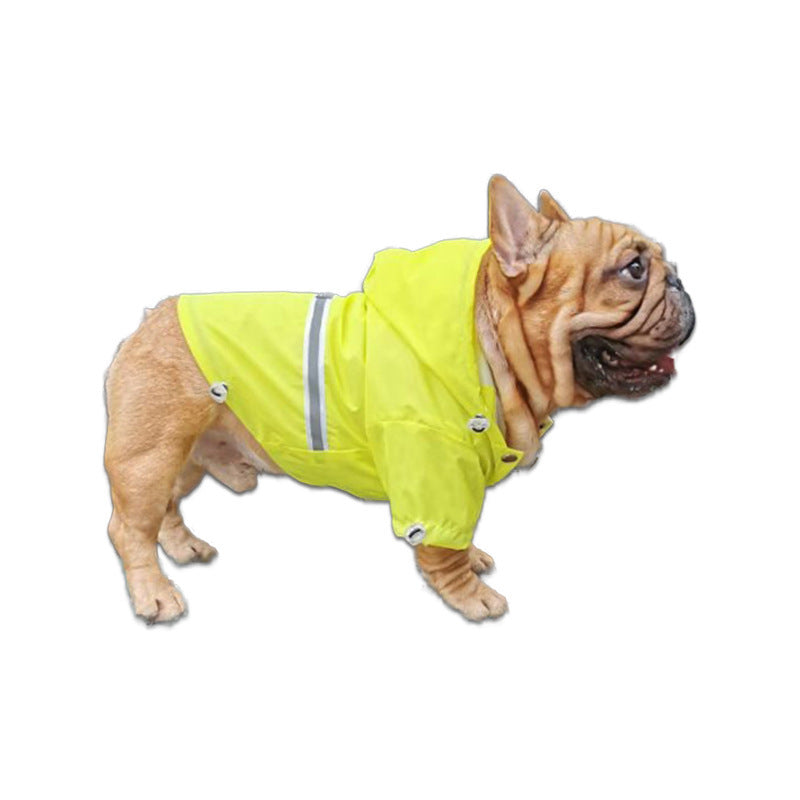 Chubasquero impermeable reflectante para mascotas