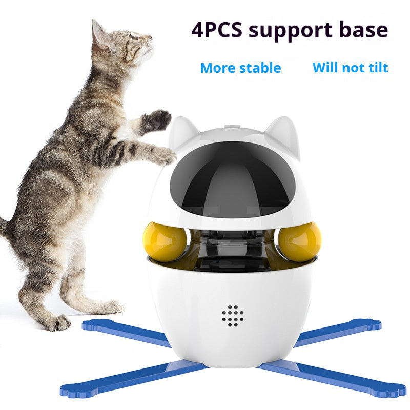 Juguetes interactivos para gatos de interior, juguetes automáticos para gatos, juguetes electrónicos para gatos, divertidos juguetes para gatos con palo, cuerda elástica para gatos 