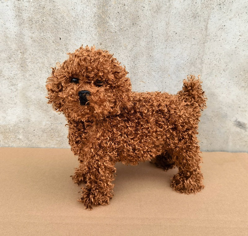 Simulation peluche peluche ourson Simulation Animal chien année cadeau