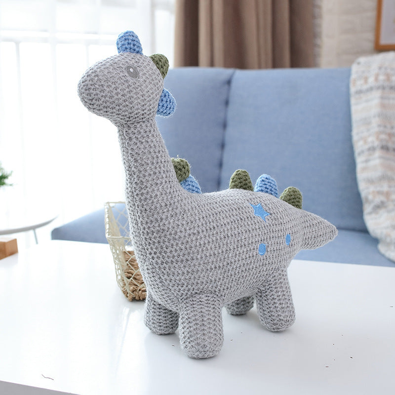 Wool knitted animal doll