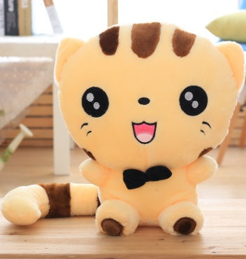 45cm Cute New style cat plush toys stuffed animals colorful big face cat doll kids pillow baby cushion pink/blue