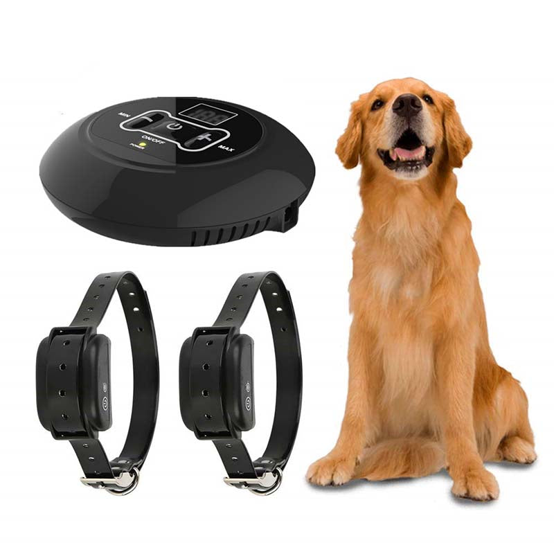 Collar de entrenamiento inteligente impermeable eléctrico con valla inalámbrica para mascotas