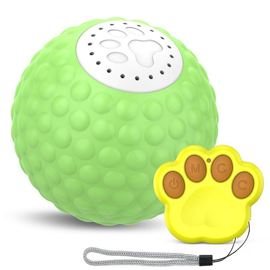 Juguete inteligente para mascotas, pelota rodante para gatos, pelota con sonido para burlarse de los gatos, control remoto mejorado para gatos 