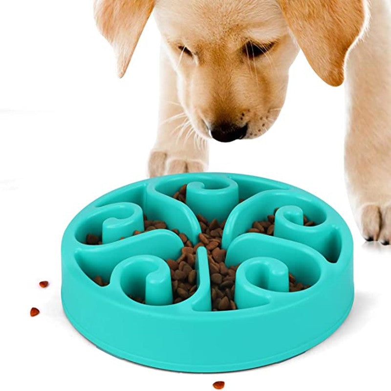 Gamelle pour chien de compagnie, gamelle pour alimentation lente, antidérapante, anti-déglutition, gamelle écologique pour chiens de grande, moyenne et petite taille, mesure pour chiots