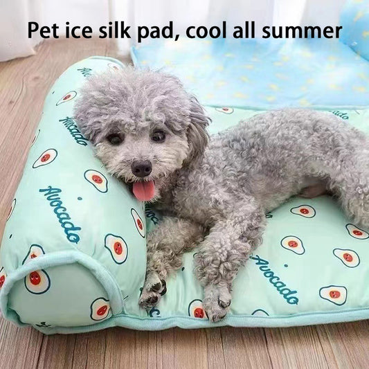 Alfombrilla refrescante para perros, alfombrilla de verano para perros, manta para gatos, sofá, cama transpirable para mascotas, lavable para perros pequeños, medianos y grandes, nueva