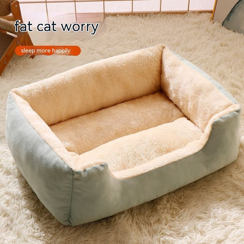 Warm Dog Doghouse Cathouse Cage Nest Large Dog Mat