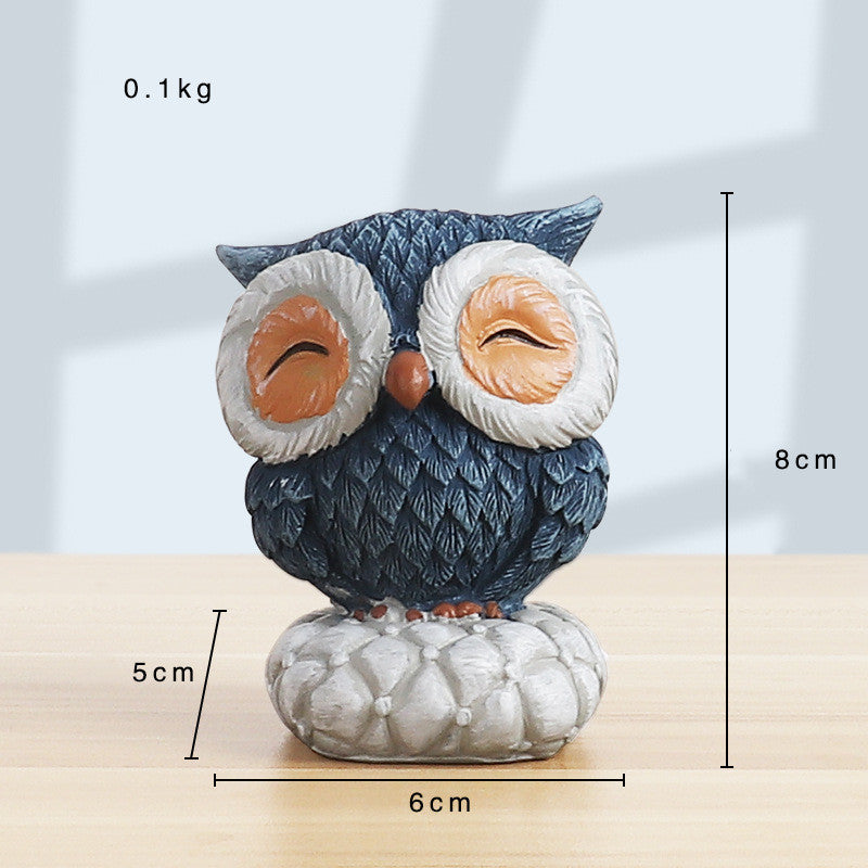 Owl Animal Ornaments Simple And Cute Home Accessories