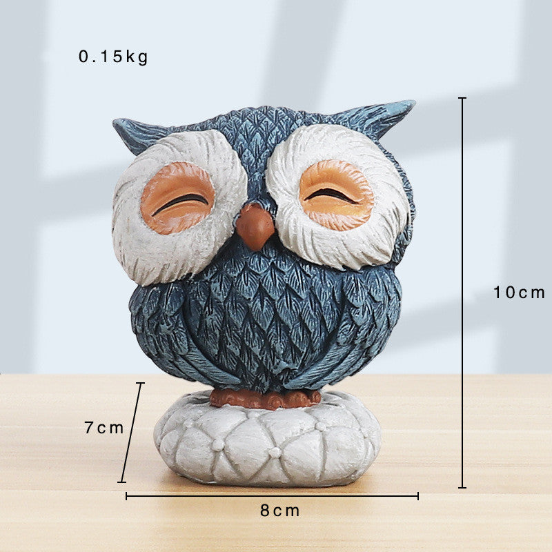 Owl Animal Ornaments Simple And Cute Home Accessories