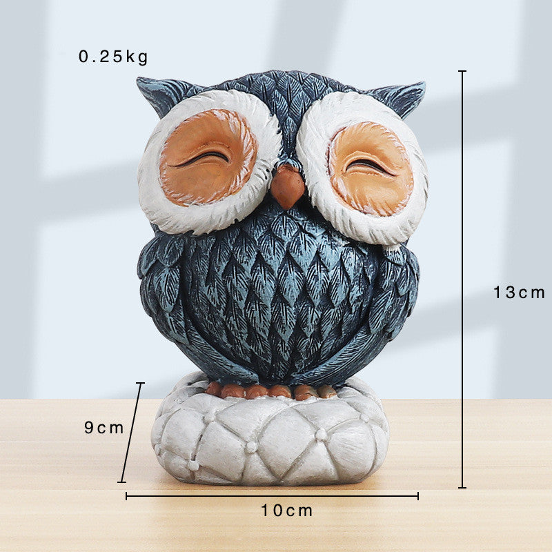 Owl Animal Ornaments Simple And Cute Home Accessories