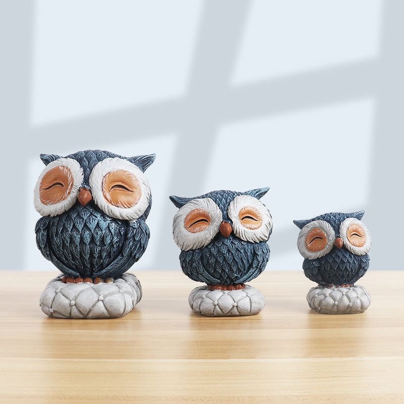 Owl Animal Ornaments Simple And Cute Home Accessories