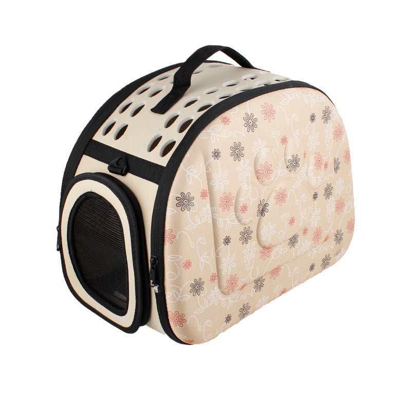 Sac spatial pour animaux de compagnie, sac à main pliable pour animaux de compagnie, sac à bandoulière Portable pour animaux de compagnie, impression