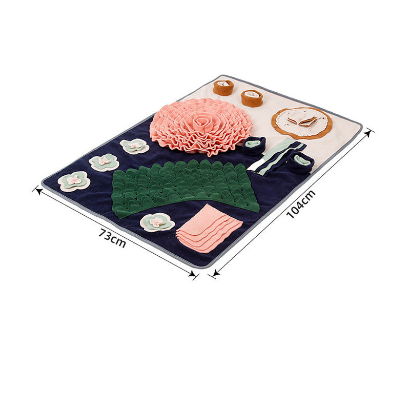 Tapis reniflant les aliments de style occidental pour table à manger