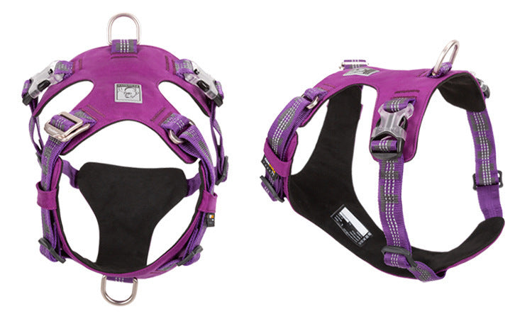 Traction Waterproof Reflective Light Super Fiber Pet Dog Chest Strap