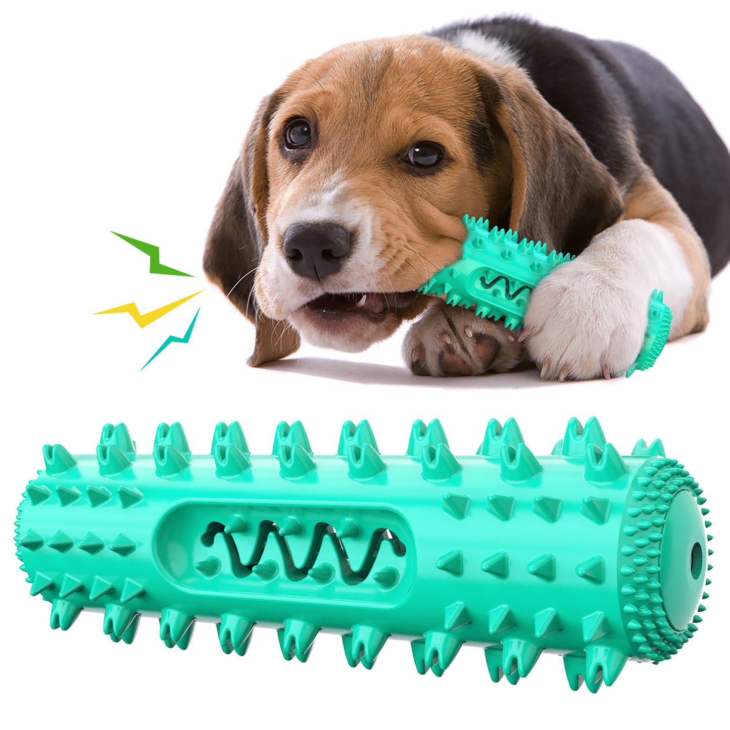 Suministros para mascotas Palillo de dentición para perros Vocal Pet Cepillo de dientes para perros Juguete para masticar con ventilación para perros