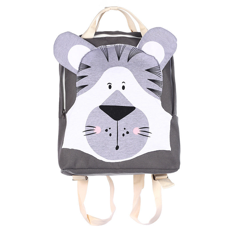 Sac à dos animal tridimensionnel de dessin animé, sac d'école pour enfants