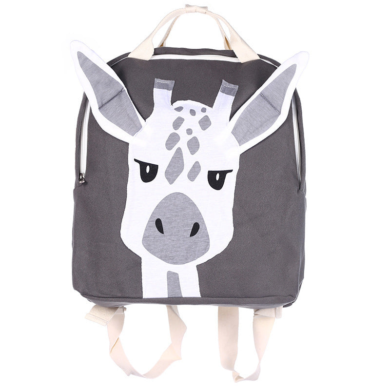 Sac à dos animal tridimensionnel de dessin animé, sac d'école pour enfants