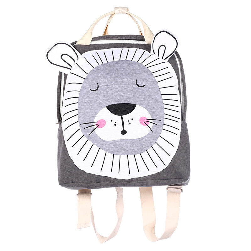 Sac à dos animal tridimensionnel de dessin animé, sac d'école pour enfants