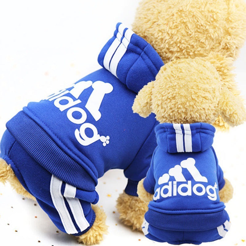 Autumn And Winter New Four-Legged Dog Clothes Teddy Bichon Hiromi Winter Clothes Thickened Pet Clothes Cute