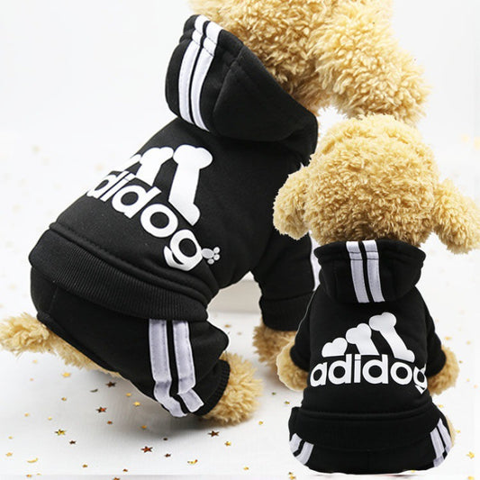 Autumn And Winter New Four-Legged Dog Clothes Teddy Bichon Hiromi Winter Clothes Thickened Pet Clothes Cute