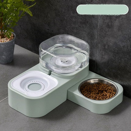 Bol de nourriture pour chat d'eau potable automatique bol de boisson Anti-renversement pour chat bol de riz pour chat