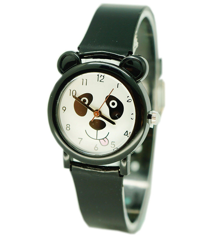 Reloj infantil de dibujos animados de animales.