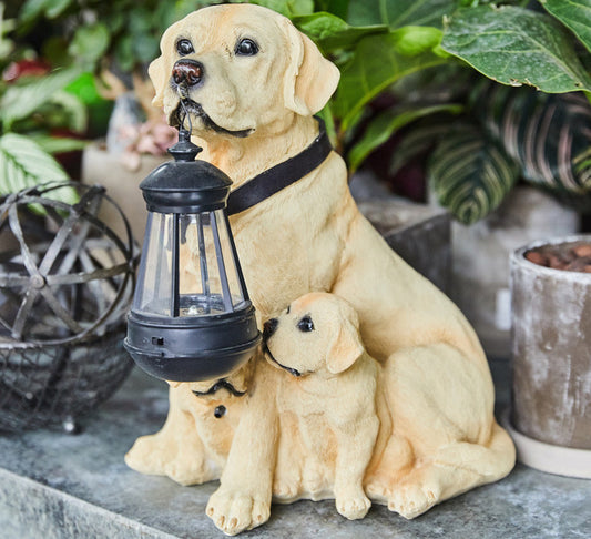 Adornos de cachorro de simulación animal