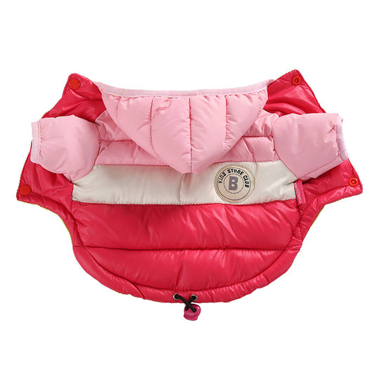 Chaqueta impermeable cálida para perros pequeños