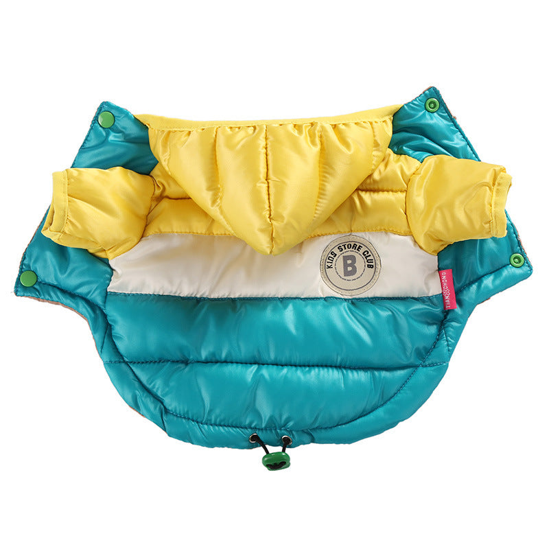 Chaqueta impermeable cálida para perros pequeños