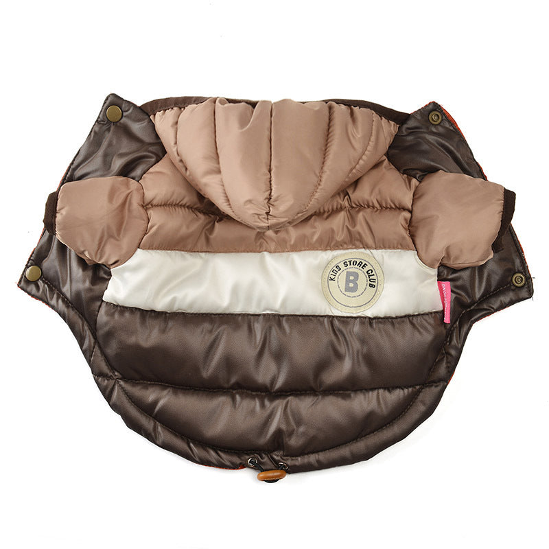 Chaqueta impermeable cálida para perros pequeños