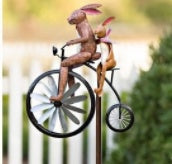 Animal Motorcycle Garden Pile Metal Wrought Iron Courtyard