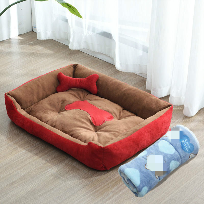 Cama para perros Four Seasons Golden Retriever Teddy Kennel Alfombrilla para perros Perros pequeños Perros medianos