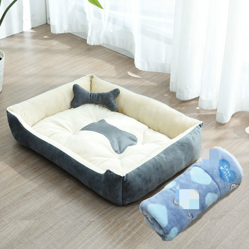 Cama para perros Four Seasons Golden Retriever Teddy Kennel Alfombrilla para perros Perros pequeños Perros medianos