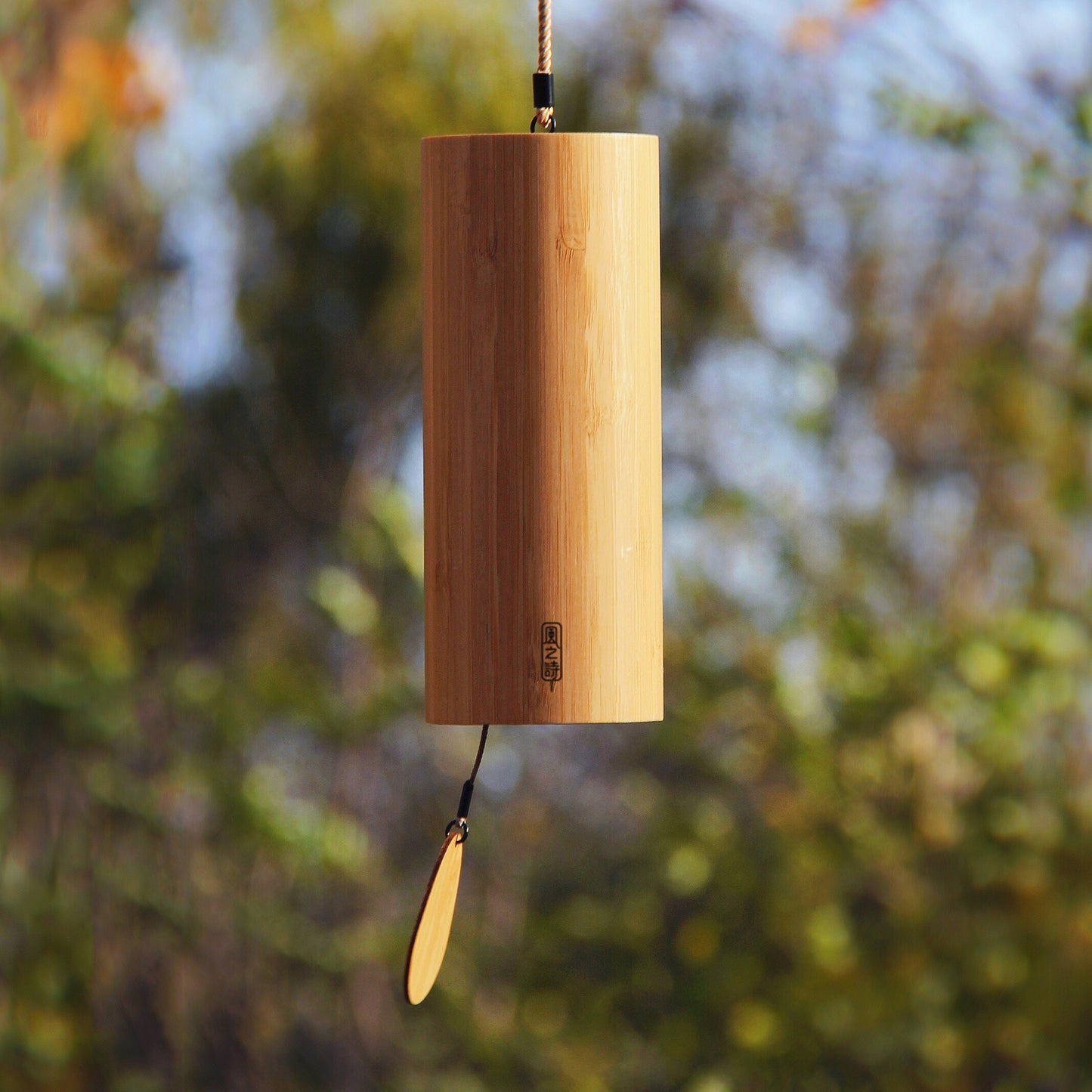 Carillons éoliens en bambou, cloche à vent pour jardin extérieur