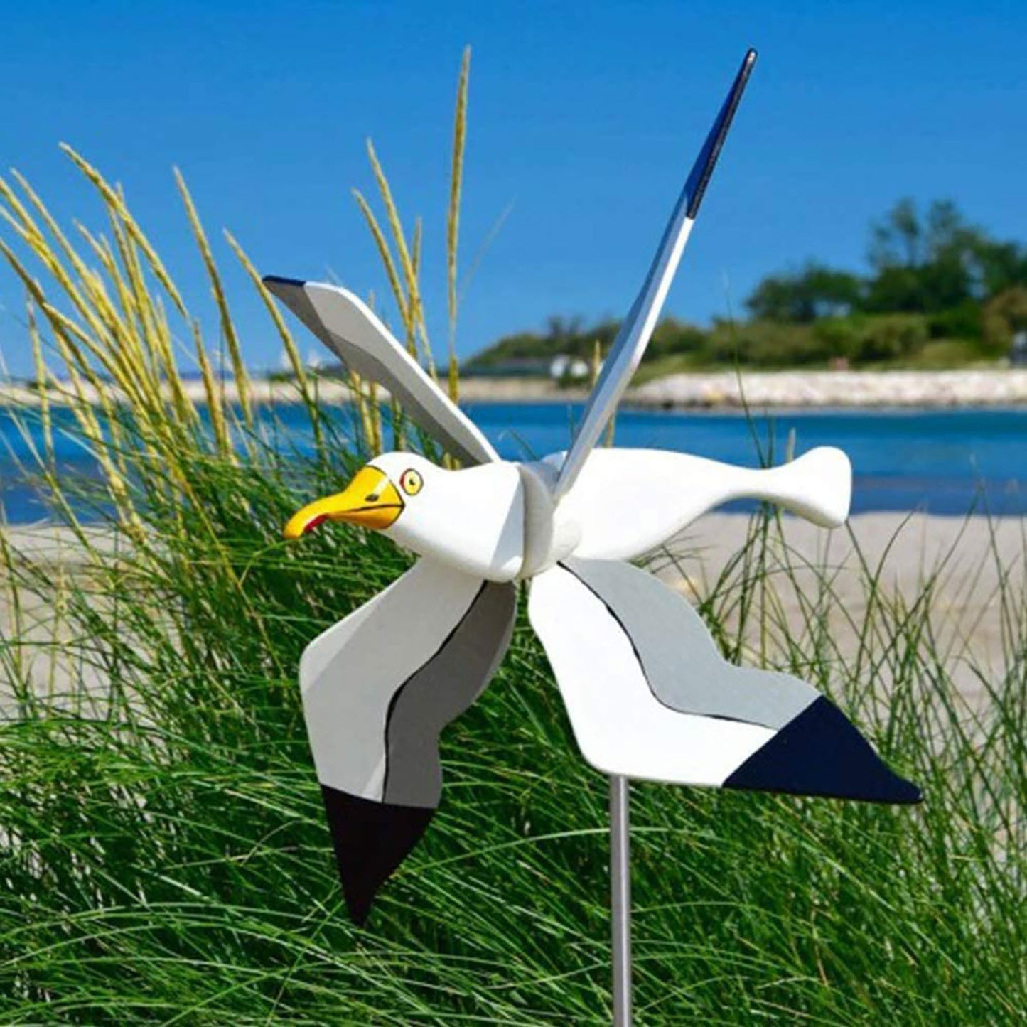 Windmill  Series Parrots Garden Lawn Decoration Courtyard Farm Yard Animal Decorative Stakes Wind Spinners