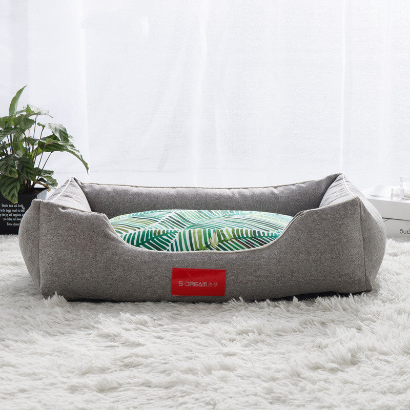 Removable And Washable Teddy Dog Bed For Large Medium And Small Dogs