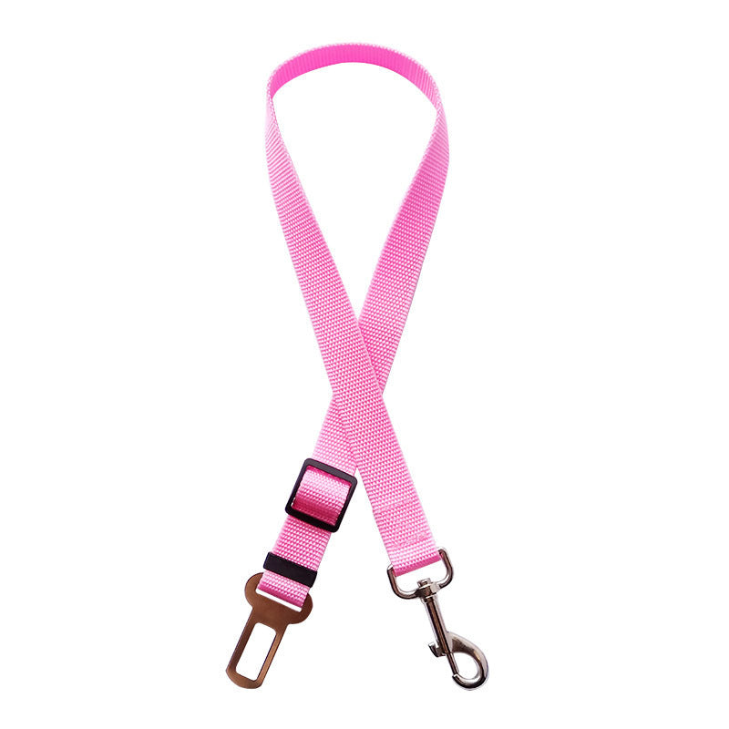 Ceinture de sécurité réglable pour animal de compagnie, chat, chien, siège de voiture, harnais pour chien, clip de laisse, levier de sécurité, colliers de traction pour chiens, accessoires pour chiens, produits pour animaux de compagnie