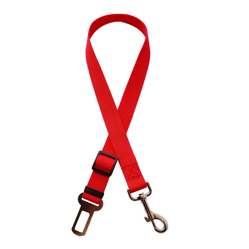 Ceinture de sécurité réglable pour animal de compagnie, chat, chien, siège de voiture, harnais pour chien, clip de laisse, levier de sécurité, colliers de traction pour chiens, accessoires pour chiens, produits pour animaux de compagnie