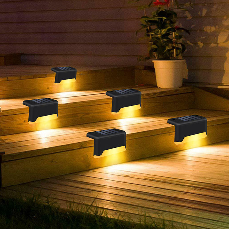 Nueva actualización, lámpara Solar LED resistente al agua para valla, luces solares para cubierta, luz de paso Solar para exteriores, para Patio, escaleras, camino de jardín, Patio